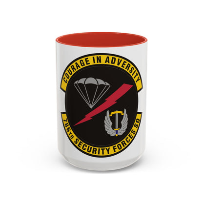 786th Security Forces Squadron (U.S. Air Force) Accent Coffee Mug