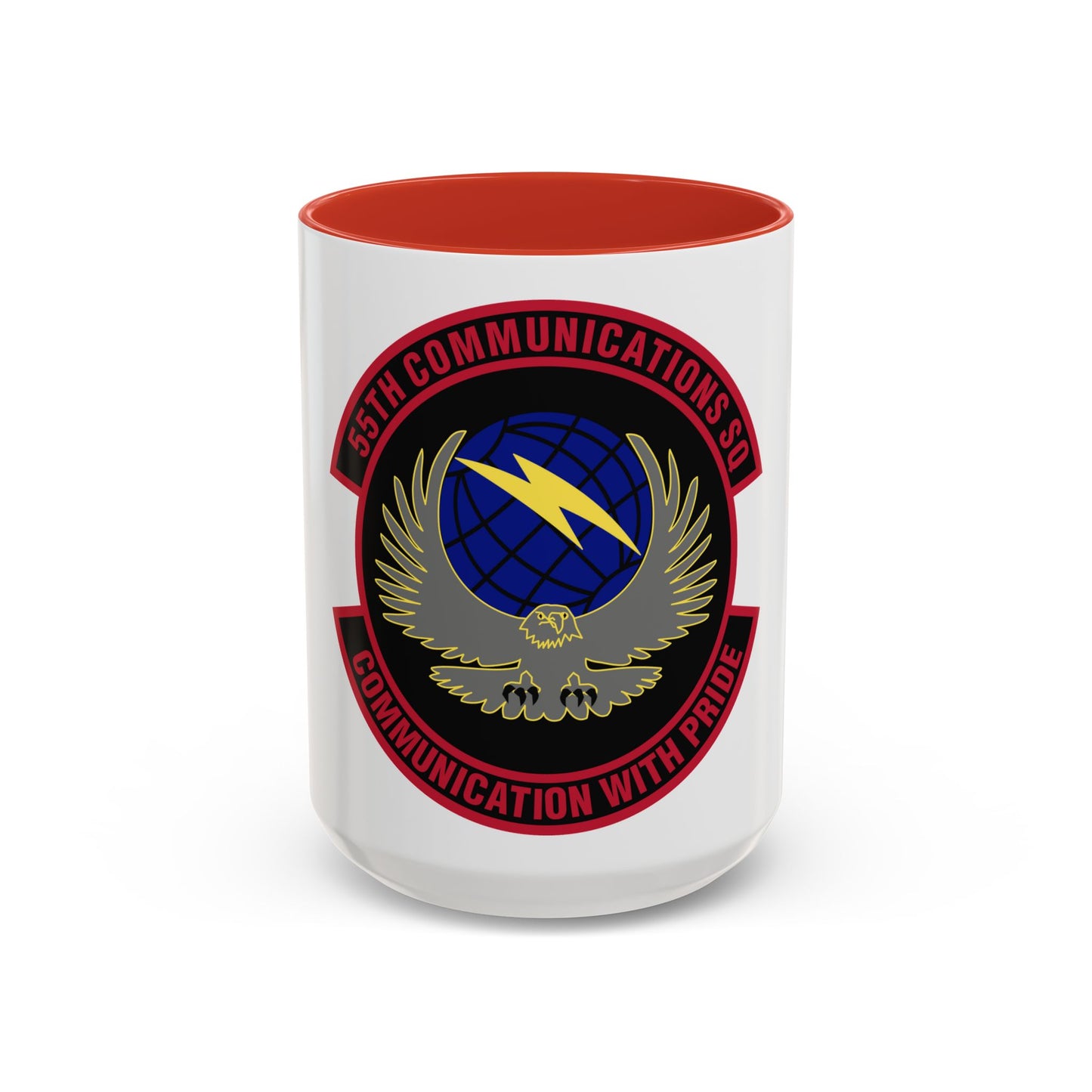 55th Communications Squadron (U.S. Air Force) Accent Coffee Mug