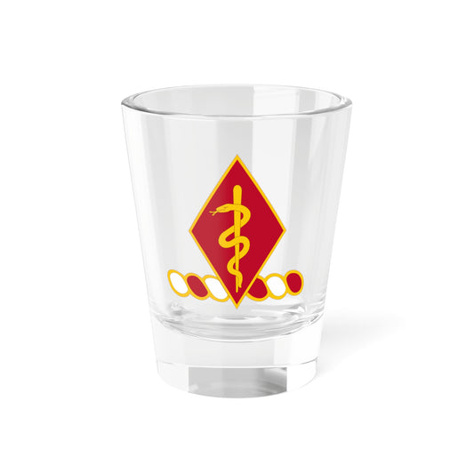 Verre à liqueur du 204e bataillon de soutien de la brigade (armée américaine) 1,5 oz