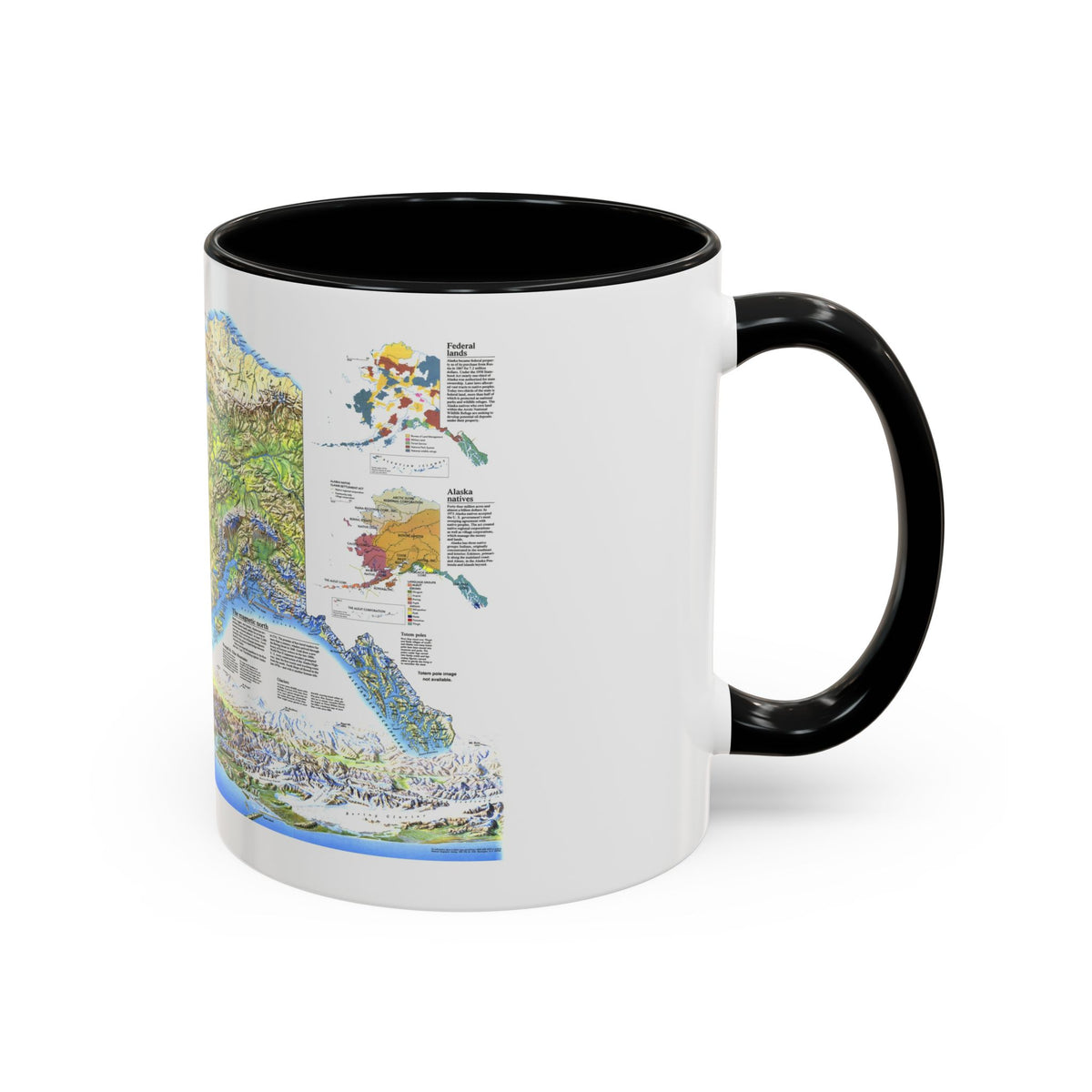 Alaska 2 (1994) (Map) Accent Coffee Mug