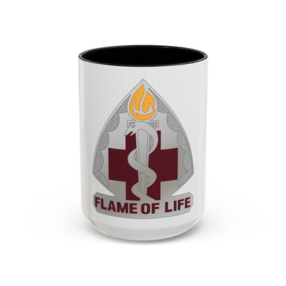 818 Medical Battalion (U.S. Army) Accent Coffee Mug