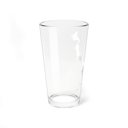 Japan-Flagmap (Japan) Pint Glass 16oz