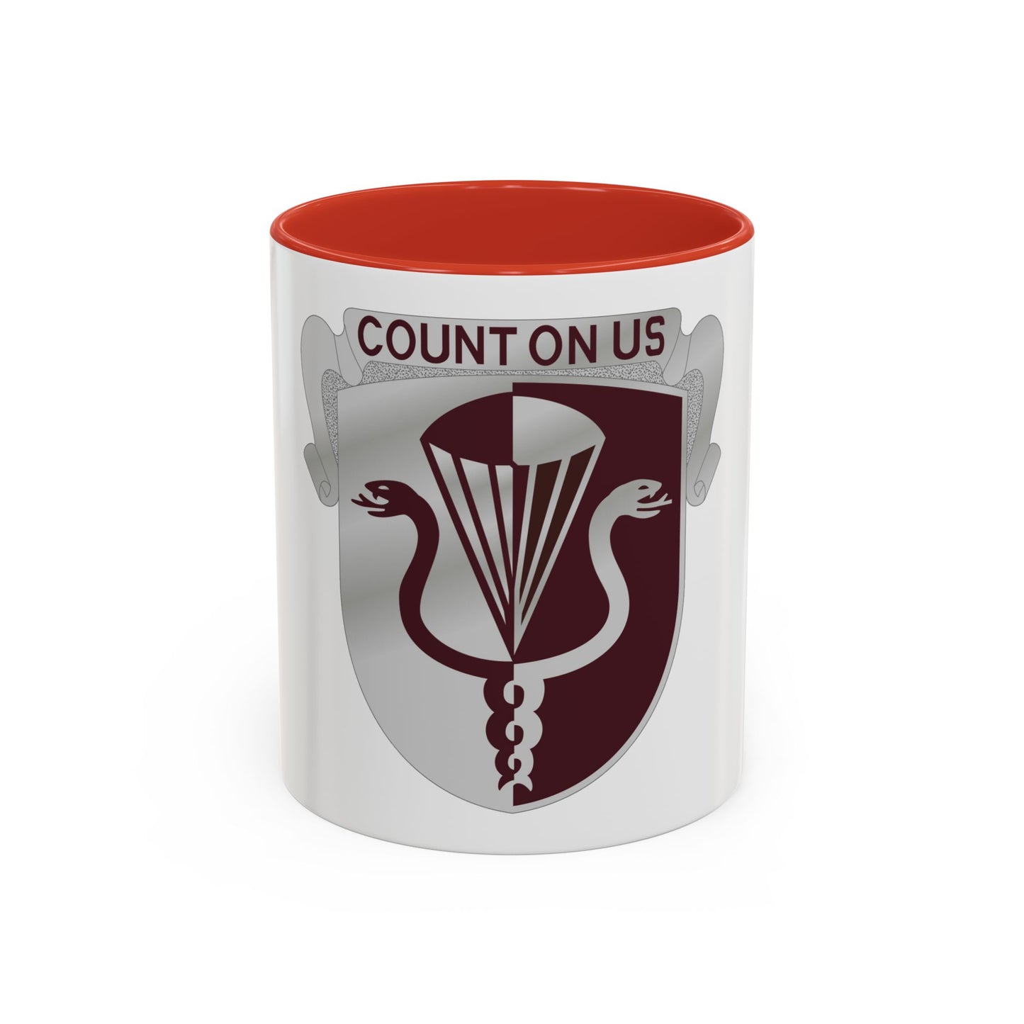 11 Medical Battalion (U.S. Army) Accent Coffee Mug