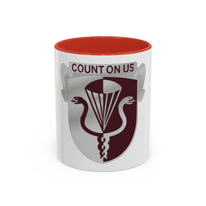 11 Medical Battalion (U.S. Army) Accent Coffee Mug