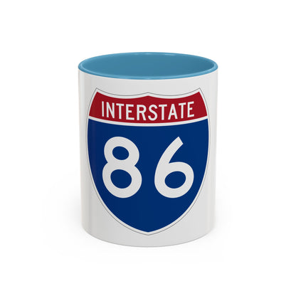Interstate 86 Pennsylvania New York (U.S. Highways) Accent Coffee Mug