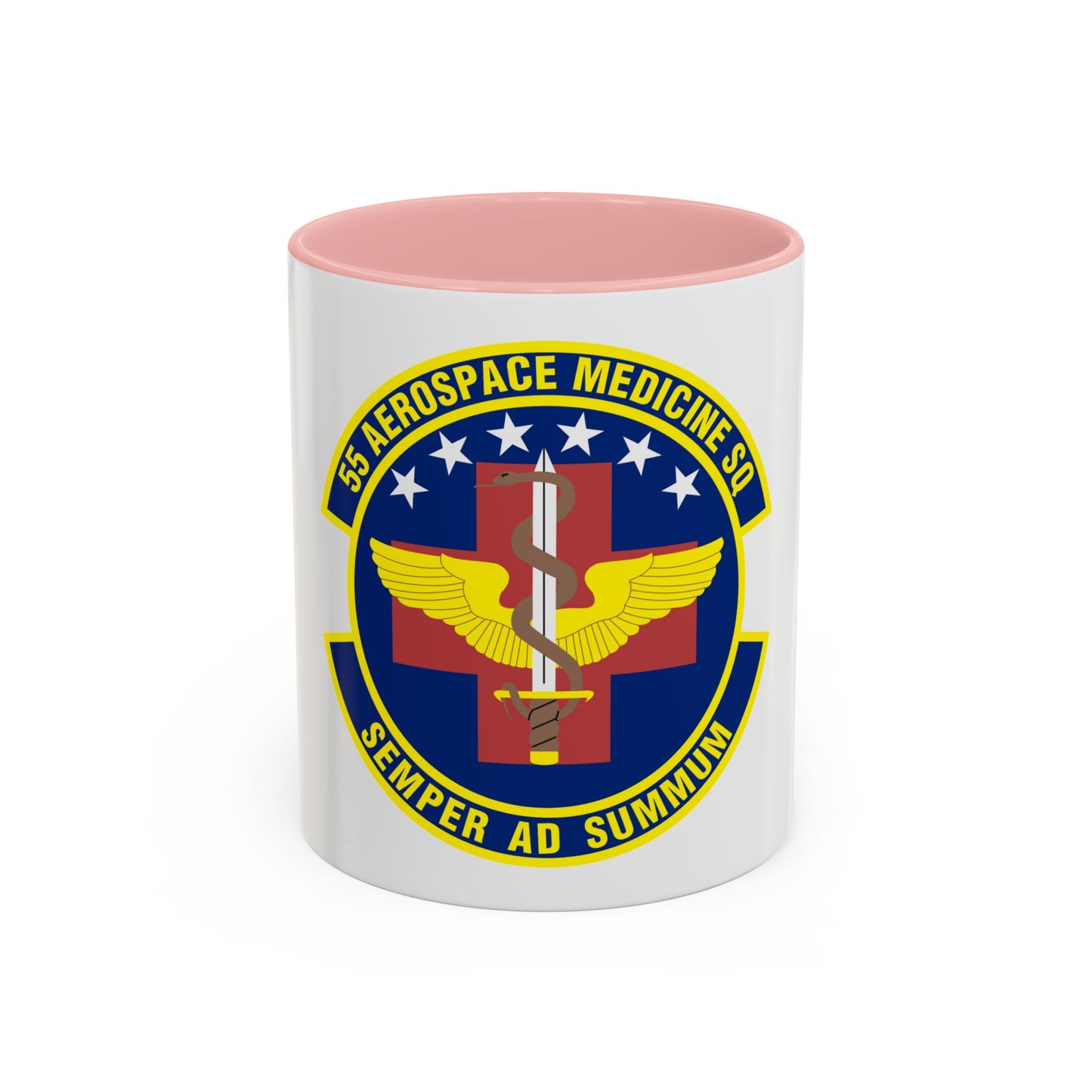 55th Aerospace Medicine Squadron (U.S. Air Force) Accent Coffee Mug