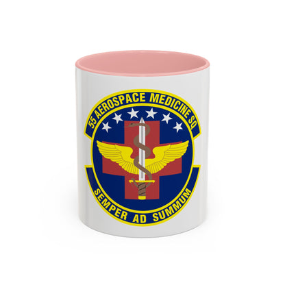 55th Aerospace Medicine Squadron (U.S. Air Force) Accent Coffee Mug
