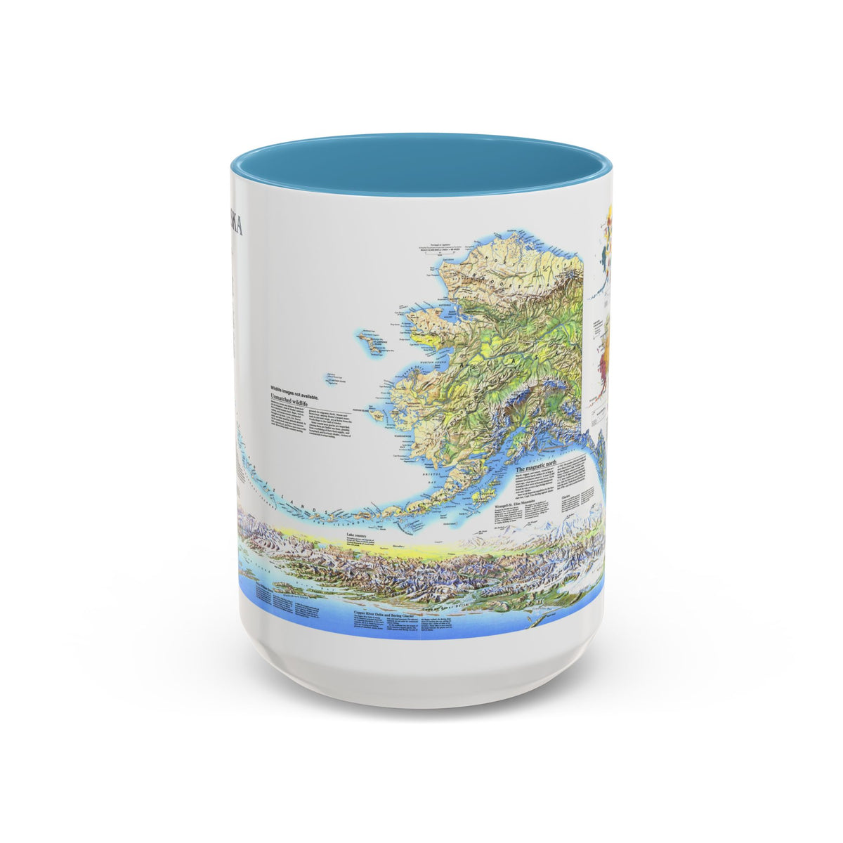 Alaska 2 (1994) (Map) Accent Coffee Mug
