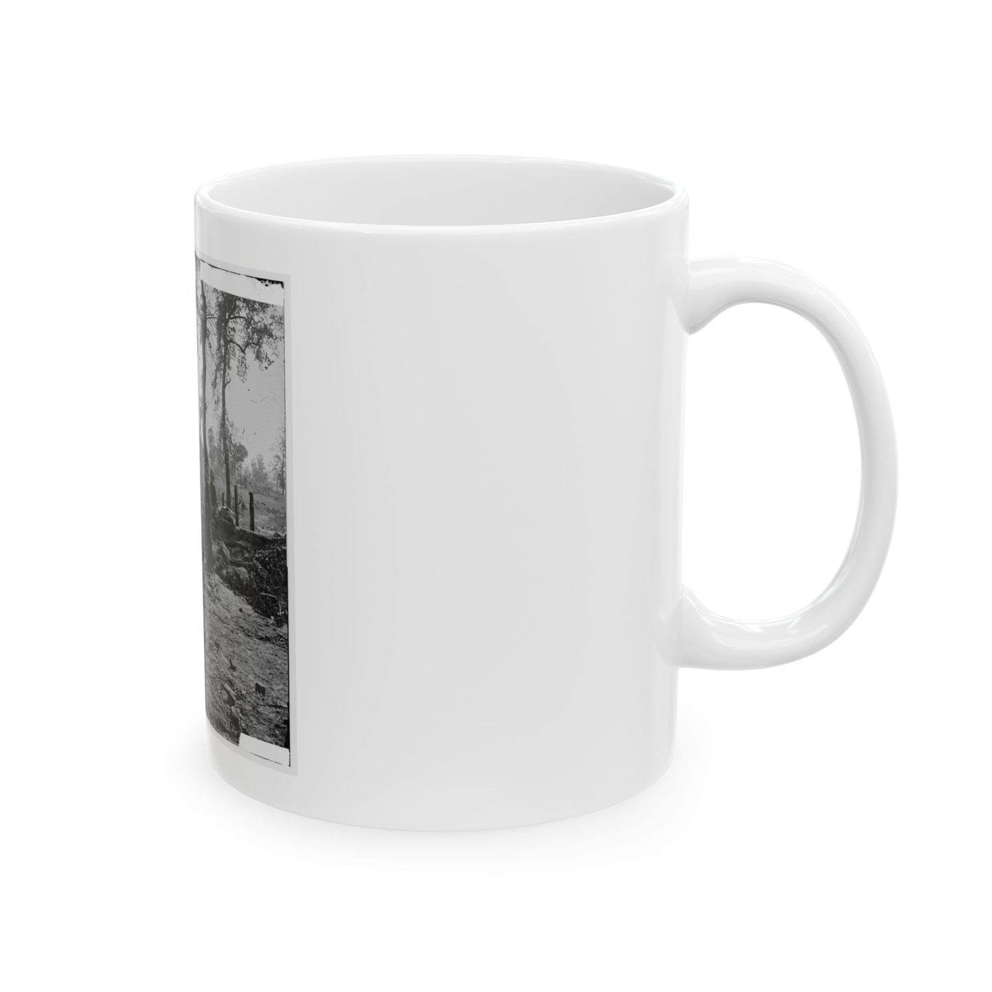 Atlanta, Georgia. Federal Picket Post Shortly Before The Battle Of July 22 (U.S. Civil War) White Coffee Mug