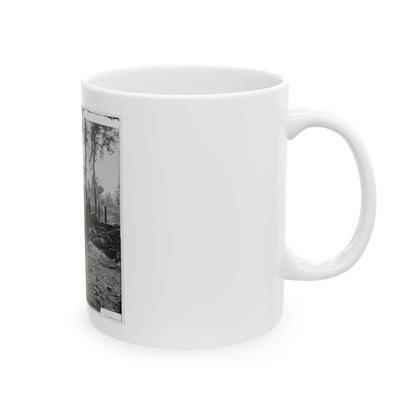 Atlanta, Georgia. Federal Picket Post Shortly Before The Battle Of July 22 (U.S. Civil War) White Coffee Mug