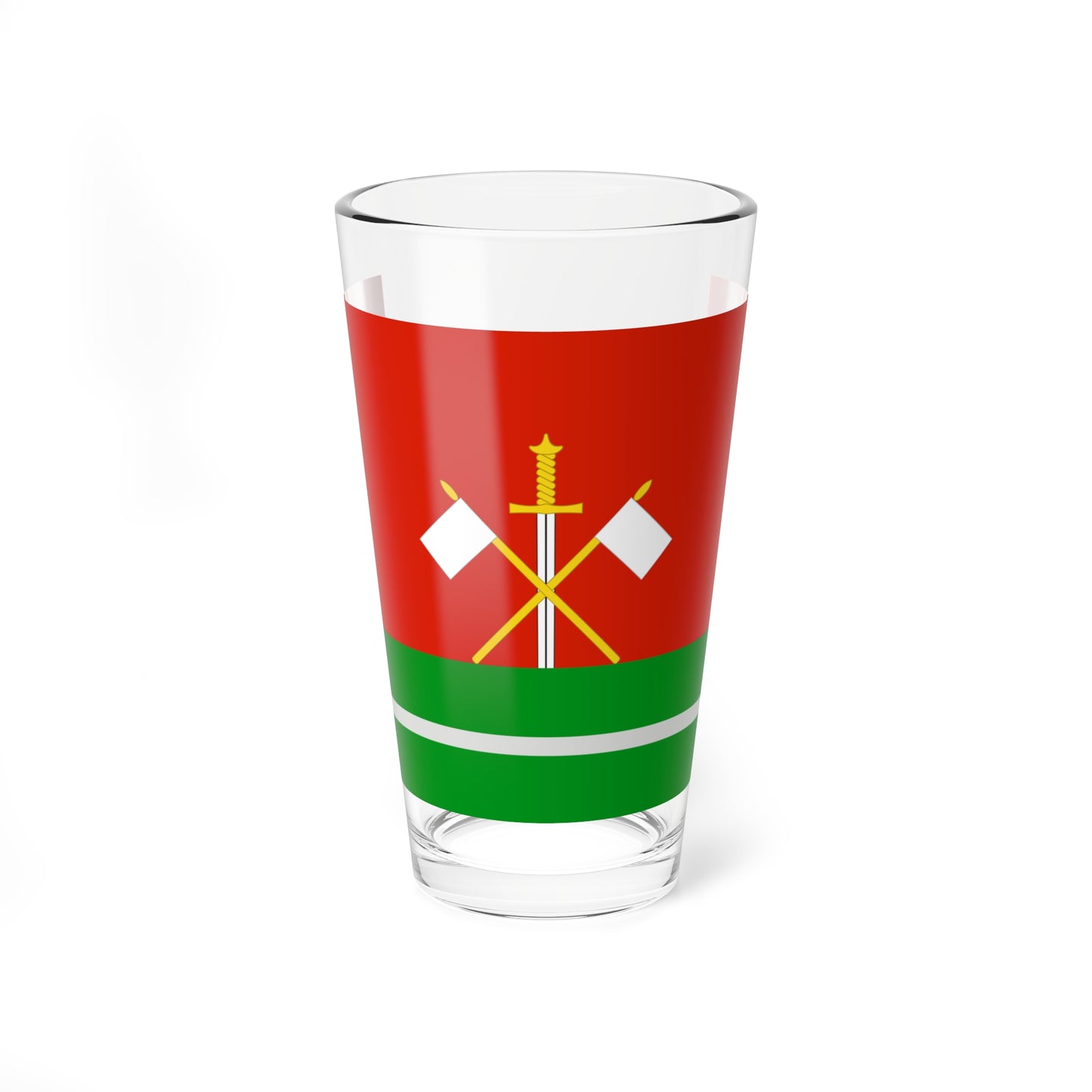 Flag of Monastyrschinsky rayon Smolensk oblast (Russia) Pint Glass 16oz