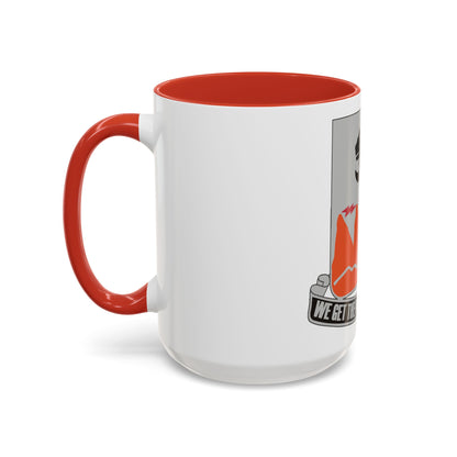4 Signal Battalion (U.S. Army) Accent Coffee Mug