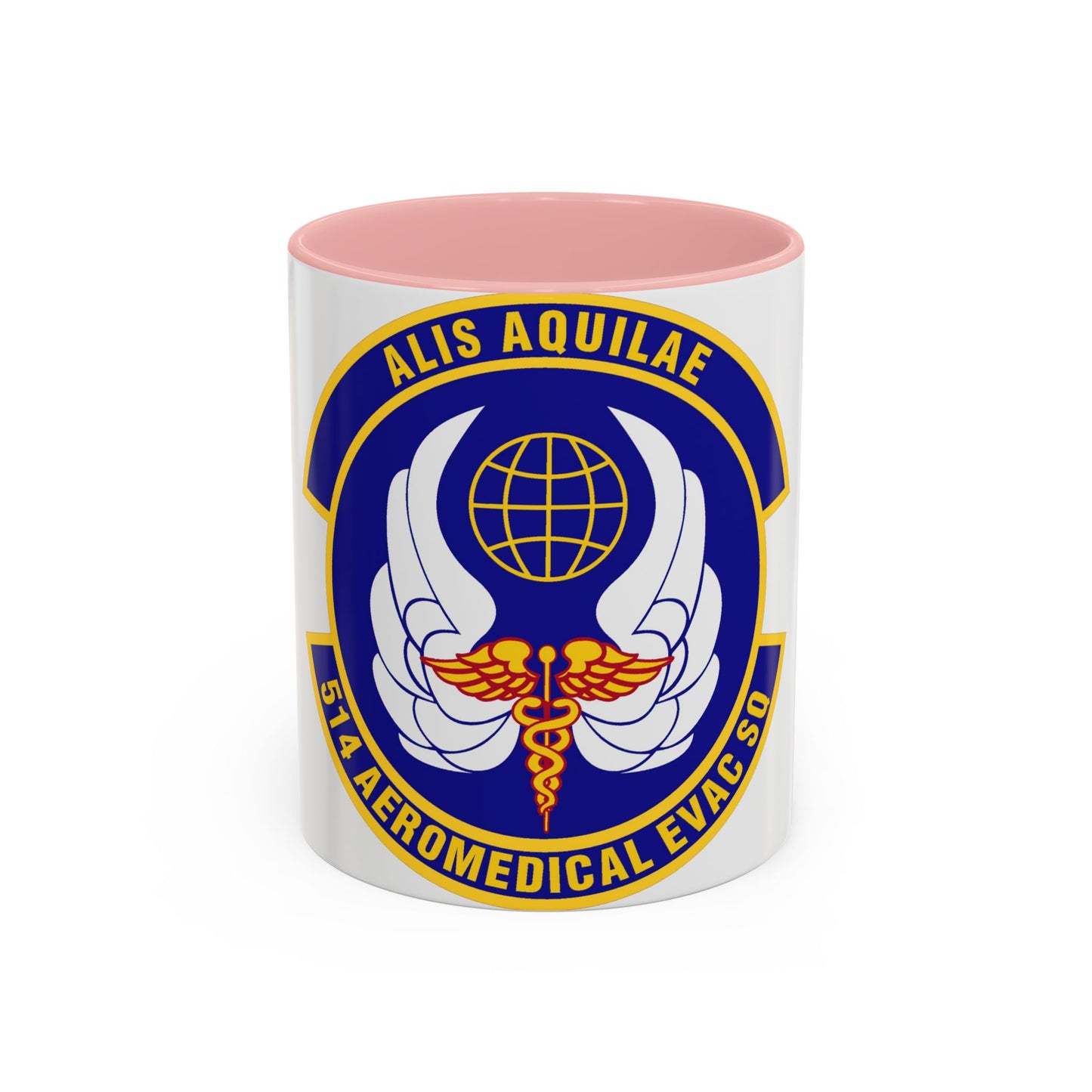 514th Aeromedical Evacuation Squadron (U.S. Air Force) Accent Coffee Mug