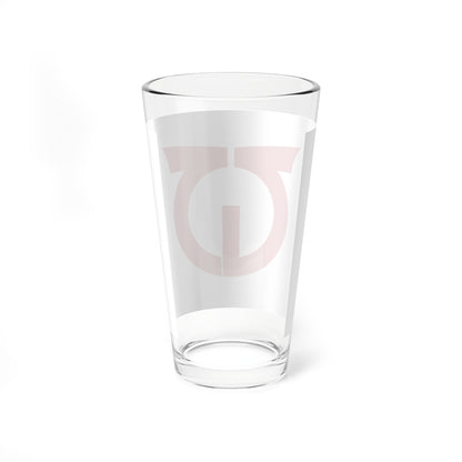 Flag of Hinoemata Fukushima (Japan) Pint Glass 16oz