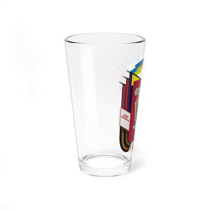 Герб хорольского района (Ukraine) (Coat of Arms) Pint Glass 16oz