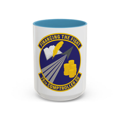 78 Comptroller Squadron AFMC (U.S. Air Force) Accent Coffee Mug