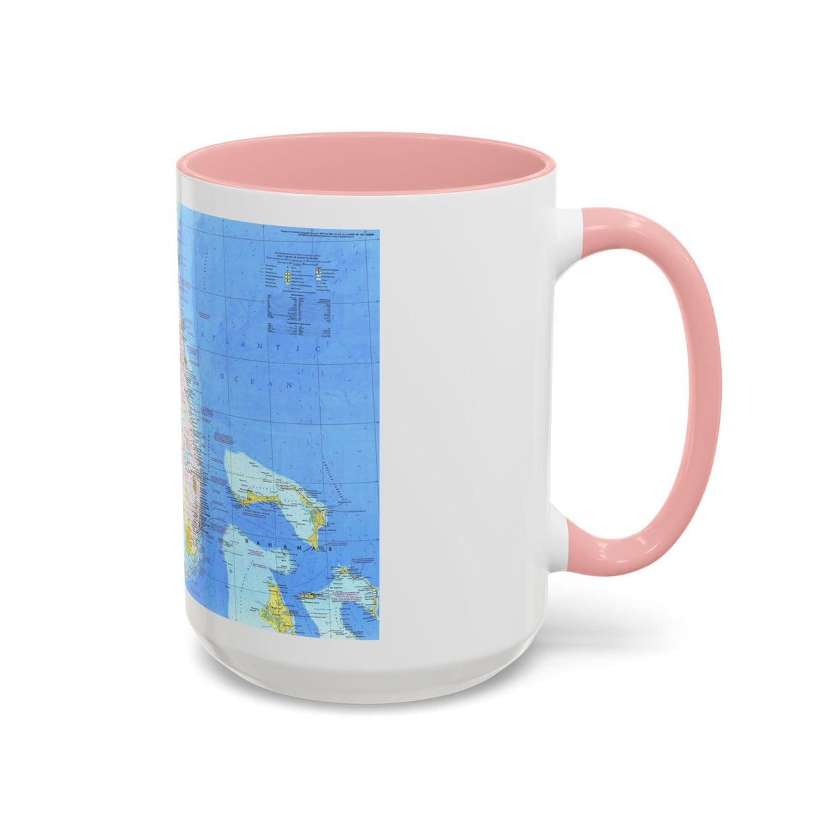 USA - Florida 1 (1973) (Map) Accent Coffee Mug