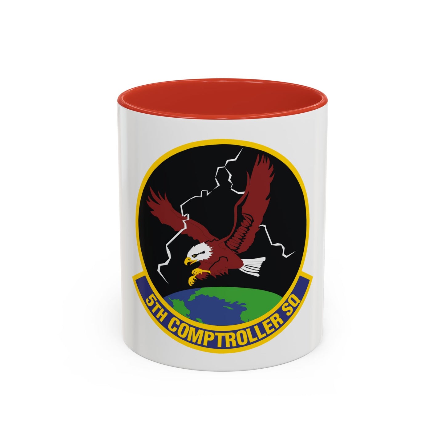5 Comptroller Squadron AFGSC (U.S. Air Force) Accent Coffee Mug