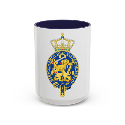 Coat of arms of the Eerste Kamer - Accent Coffee Mug