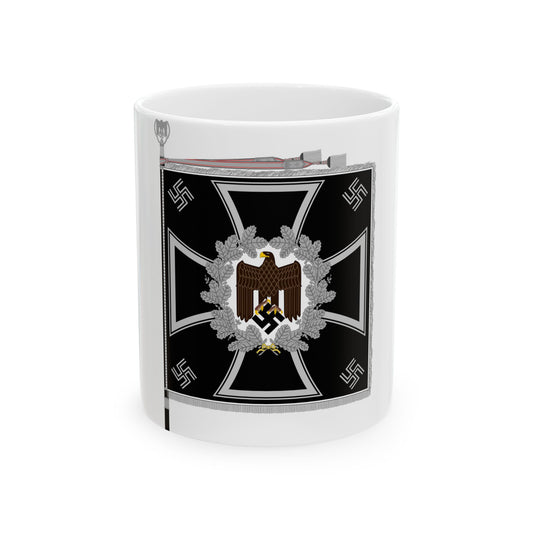 Heeresfahne Pioniere (Germany) White Coffee Mug
