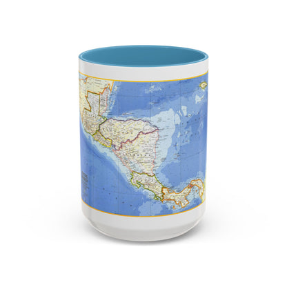 Central America (1973) (Map) Accent Coffee Mug