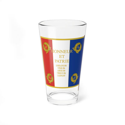 Drapeau 309e regiment dartillerie (France) Pint Glass 16oz