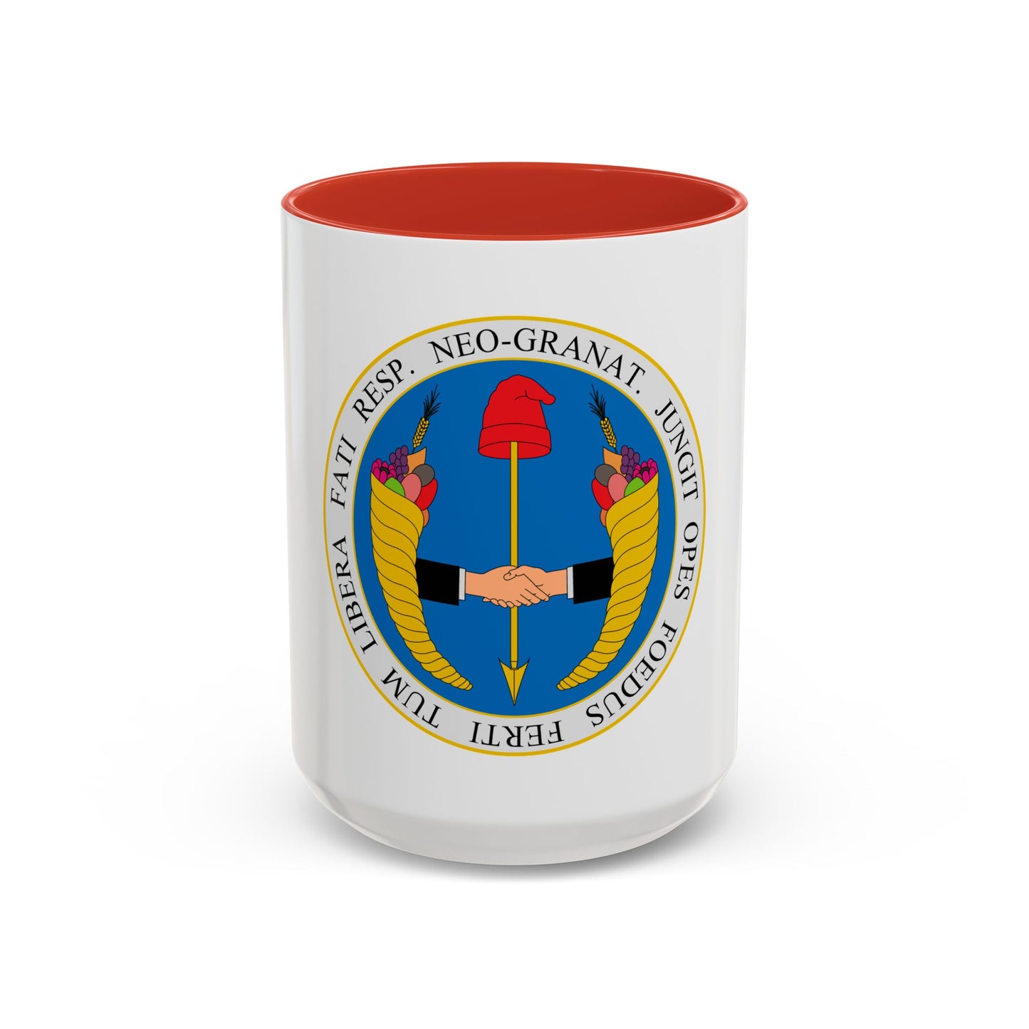 Coat of arms of United Provinces of New Granada - Accent Coffee Mug