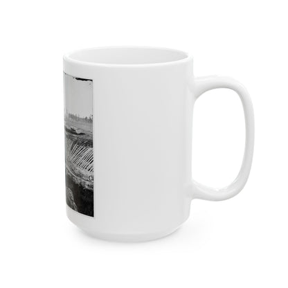 Petersburg, Va. View From Breastworks Of Fort Sedgwick (U.S. Civil War) White Coffee Mug