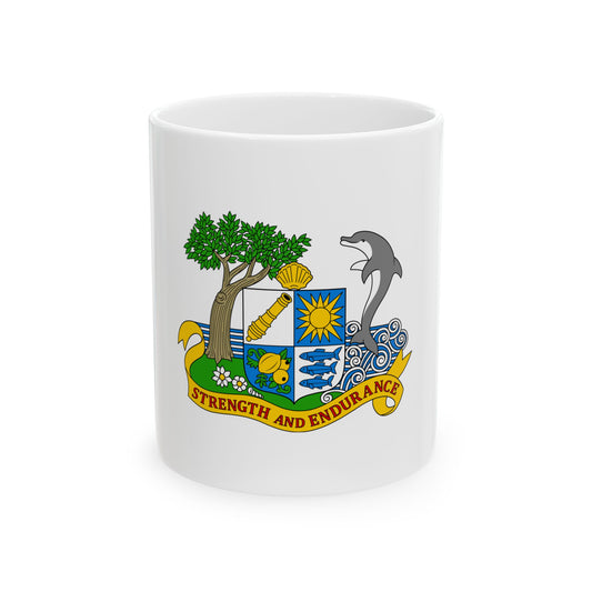 Coat of arms of Anguilla 1967-1980 - White Coffee Mug