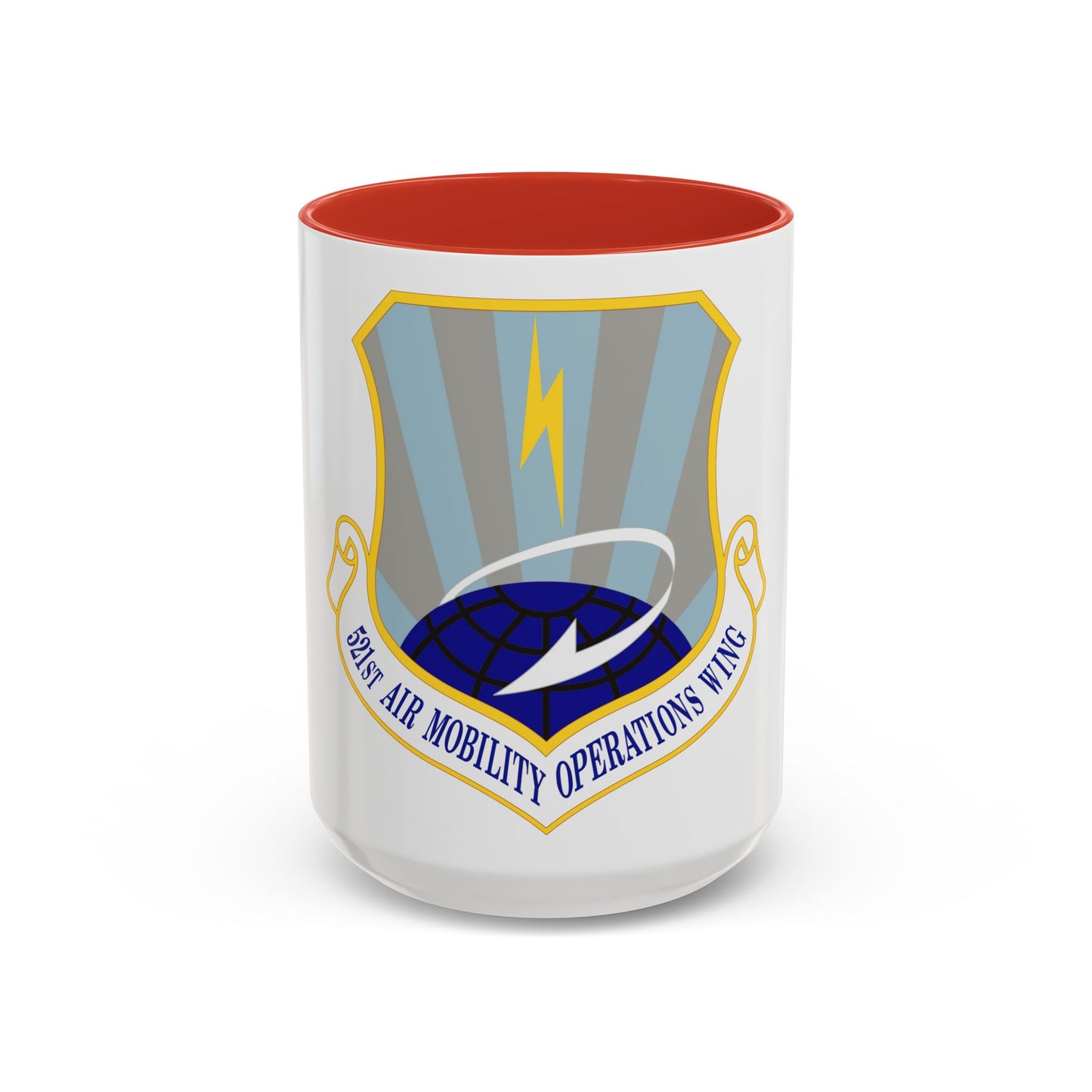 521st Air Mobility Operations Wing (U.S. Air Force) Accent Coffee Mug