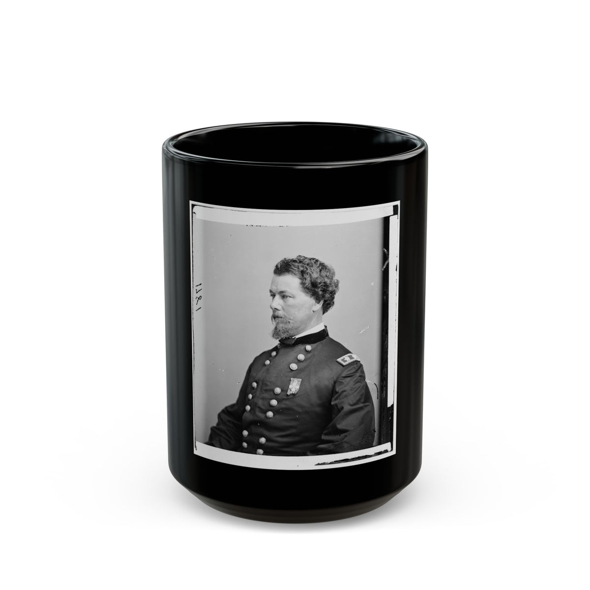 Portrait Of Maj. Gen. Horatio G. Wright, Officer Of The Federal Army (U.S. Civil War) Black Coffee Mug