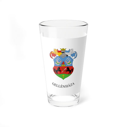 Flag of Gellenhaza (Hungary) Pint Glass 16oz