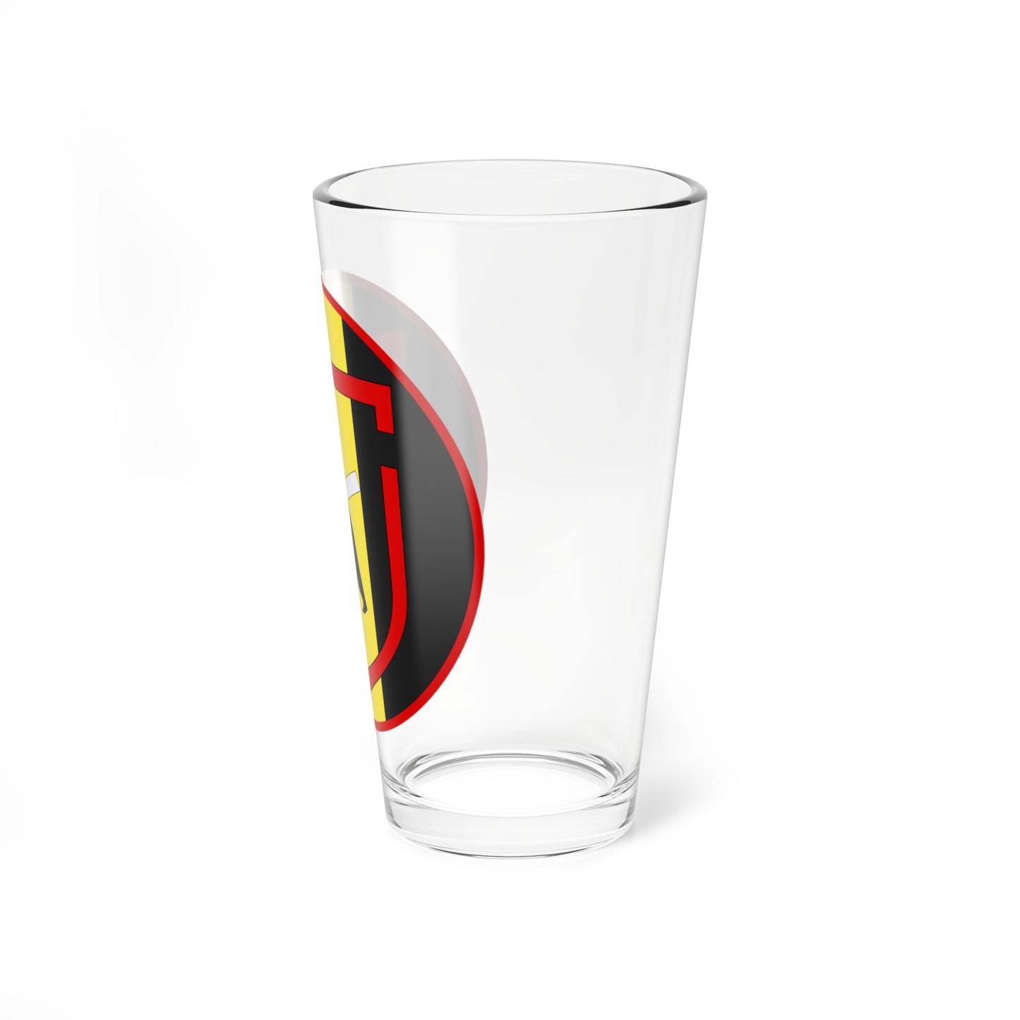 Emblem for the 3-I-IGR (Denmark) (Coat of Arms) Pint Glass 16oz