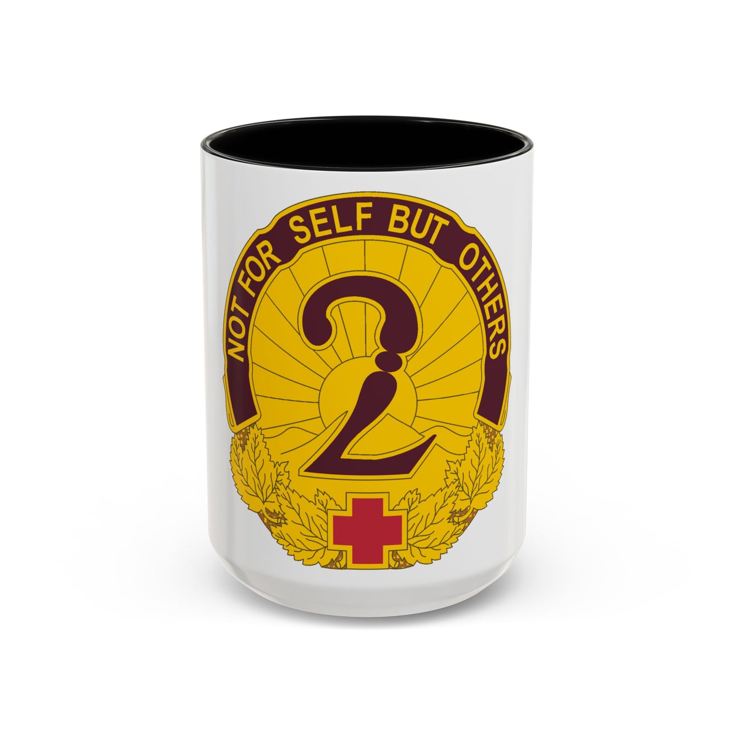 2 tasses à café décoratives de l'hôpital général (armée américaine)