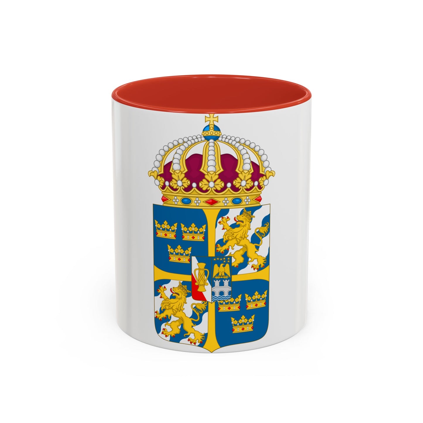 Great coat of arms of Sweden 4 - Accent Coffee Mug