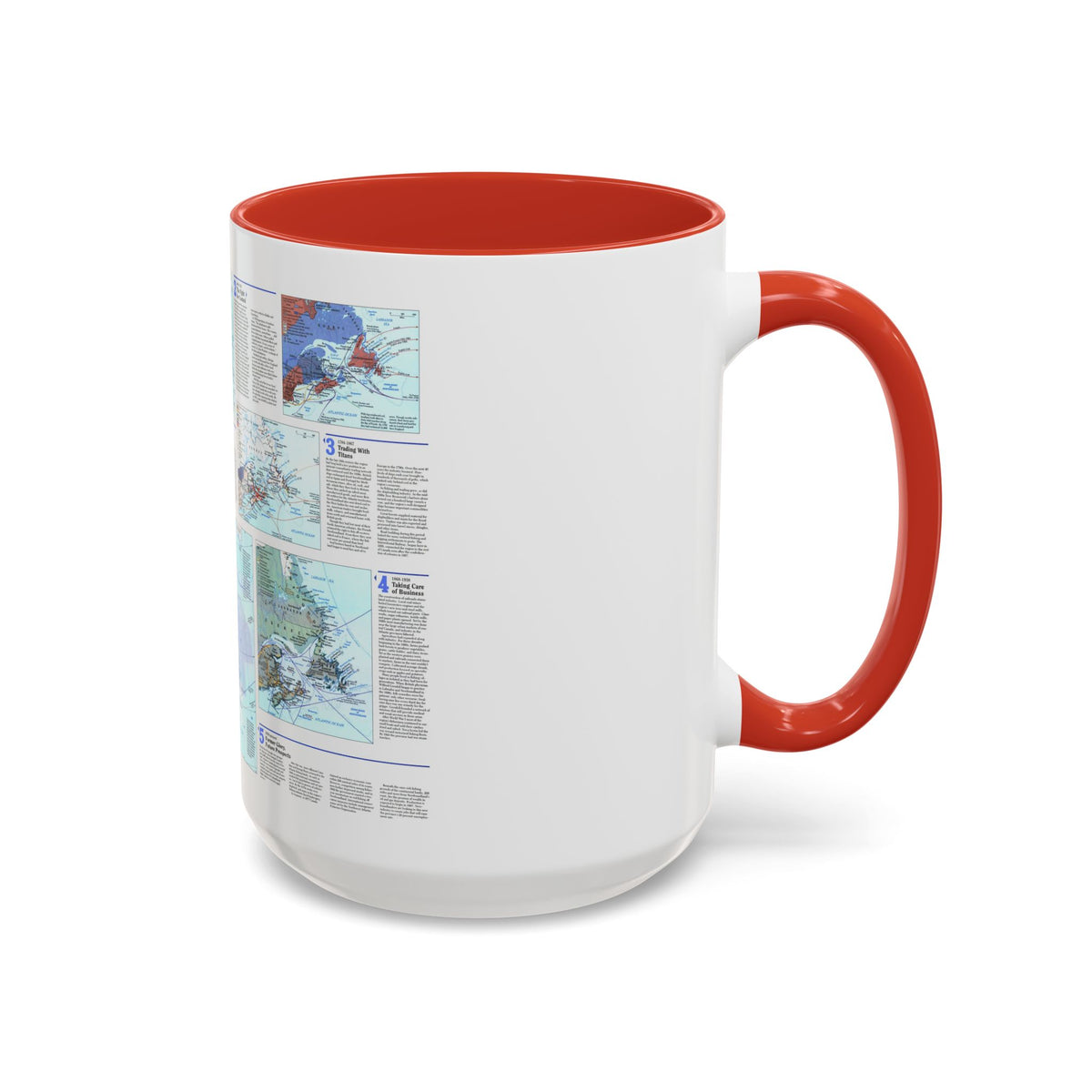 Canada - Atlantic 2 (1993) (Map) Accent Coffee Mug