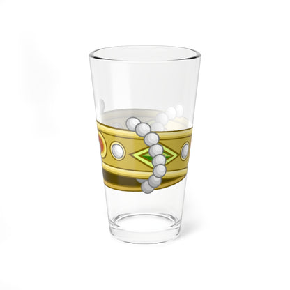 Corona normale di barone italiano (Italy) (Coat of Arms) Pint Glass 16oz