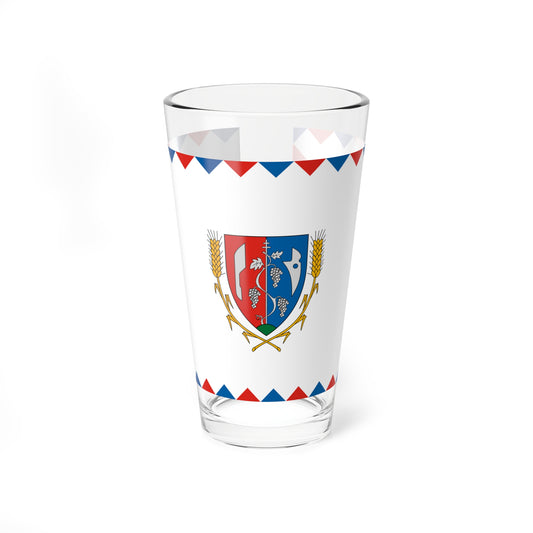 Flag of Szod (Hungary) Pint Glass 16oz