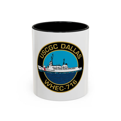 USCGC Dallas WHEC 716 2 (U.S. Coast Guard) Accent Coffee Mug