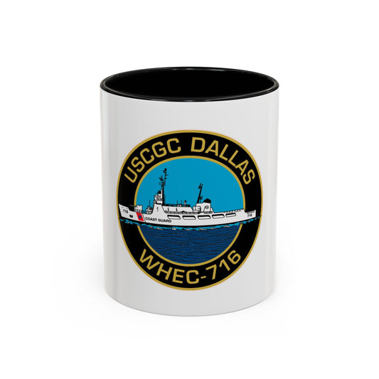 USCGC Dallas WHEC 716 2 (U.S. Coast Guard) Accent Coffee Mug