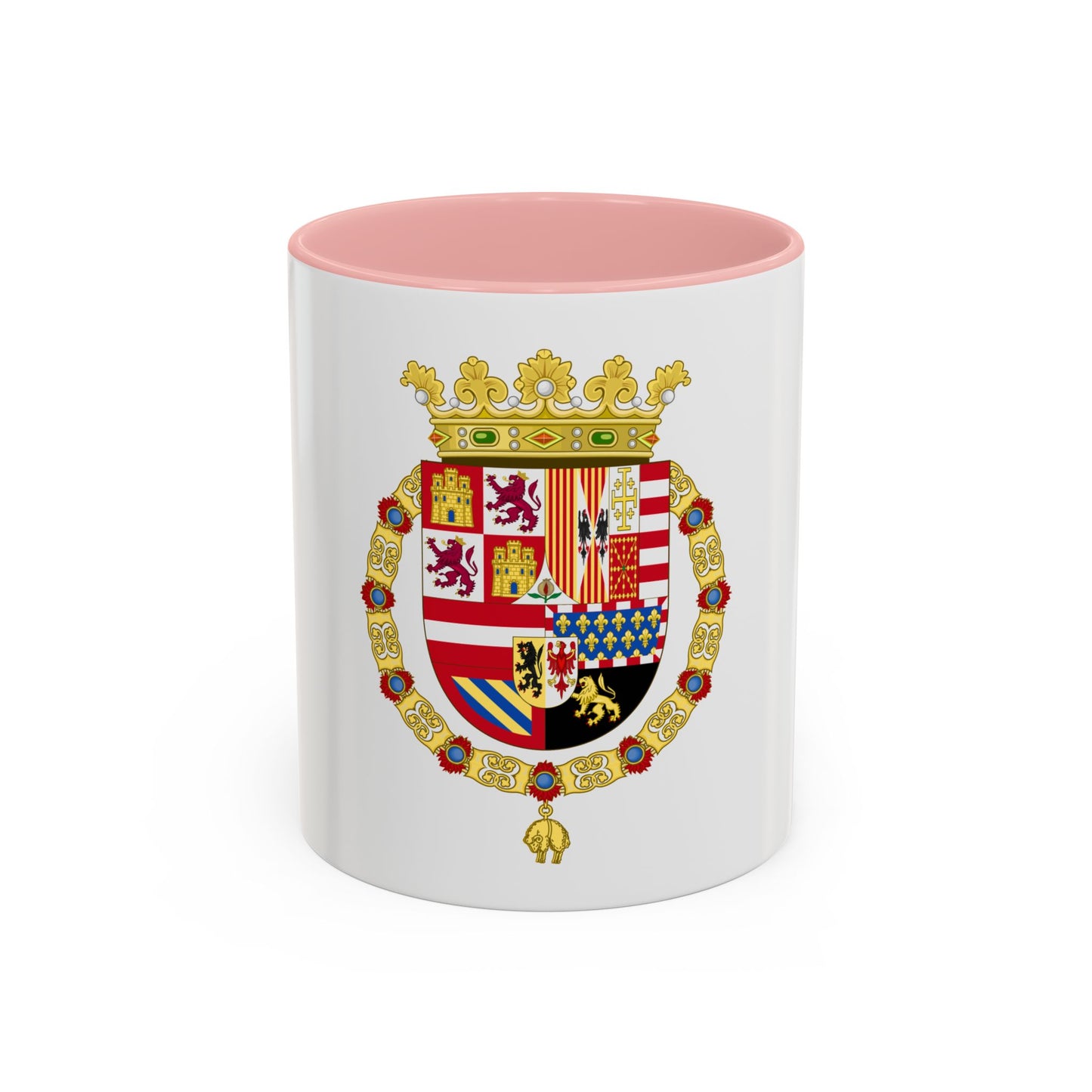 Coat of Arms of Philip II of Spain (1558-1580) - Accent Coffee Mug