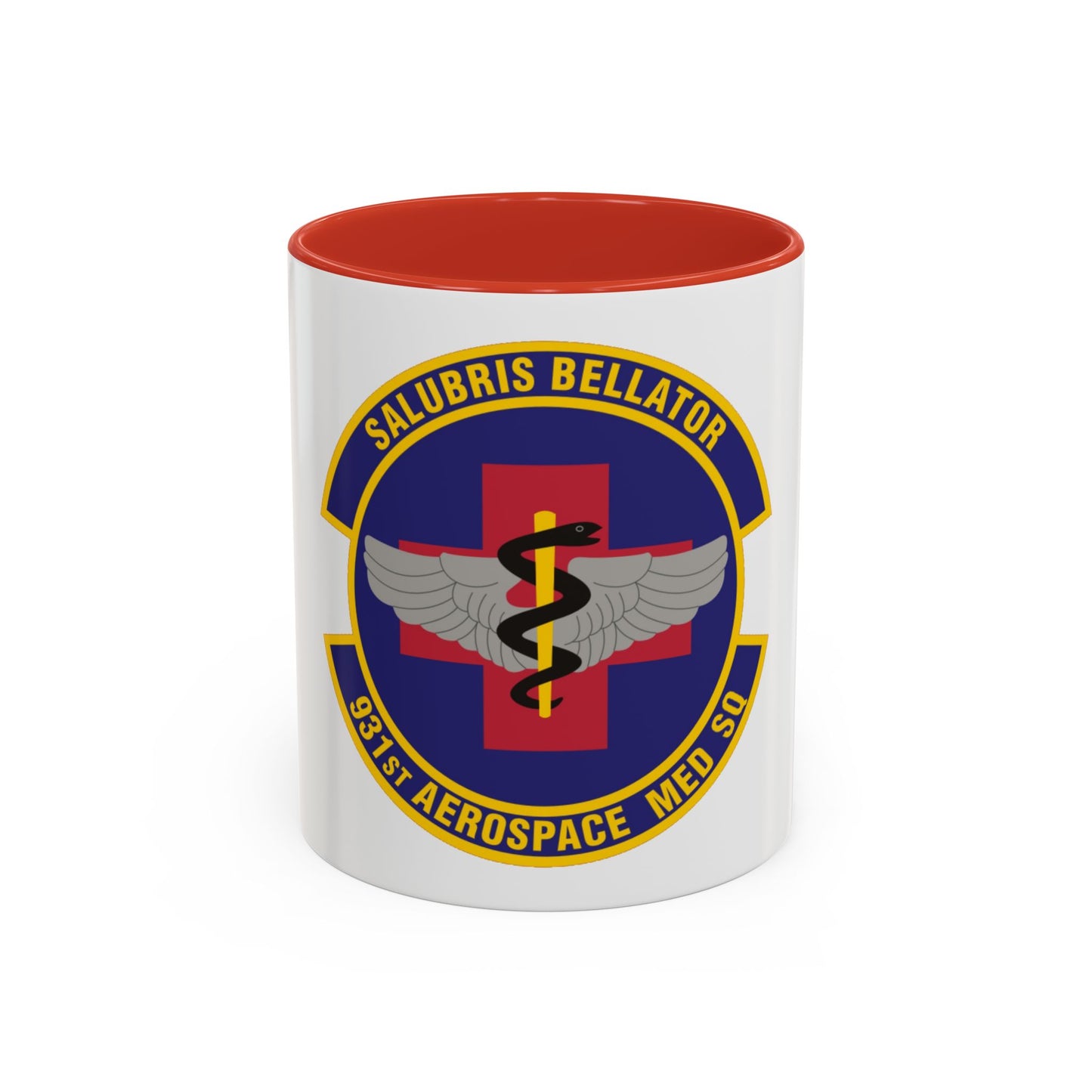 931 Aerospace Medicine Squadron AFRC (U.S. Air Force) Accent Coffee Mug