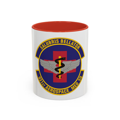 931 Aerospace Medicine Squadron AFRC (U.S. Air Force) Accent Coffee Mug