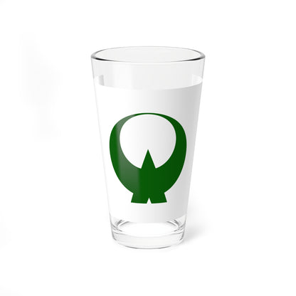 Flag of Oto Fukuoka (Japan) Pint Glass 16oz