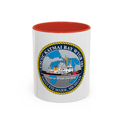 USCG Katmai Bay WTGB 101 (U.S. Coast Guard) Accent Coffee Mug