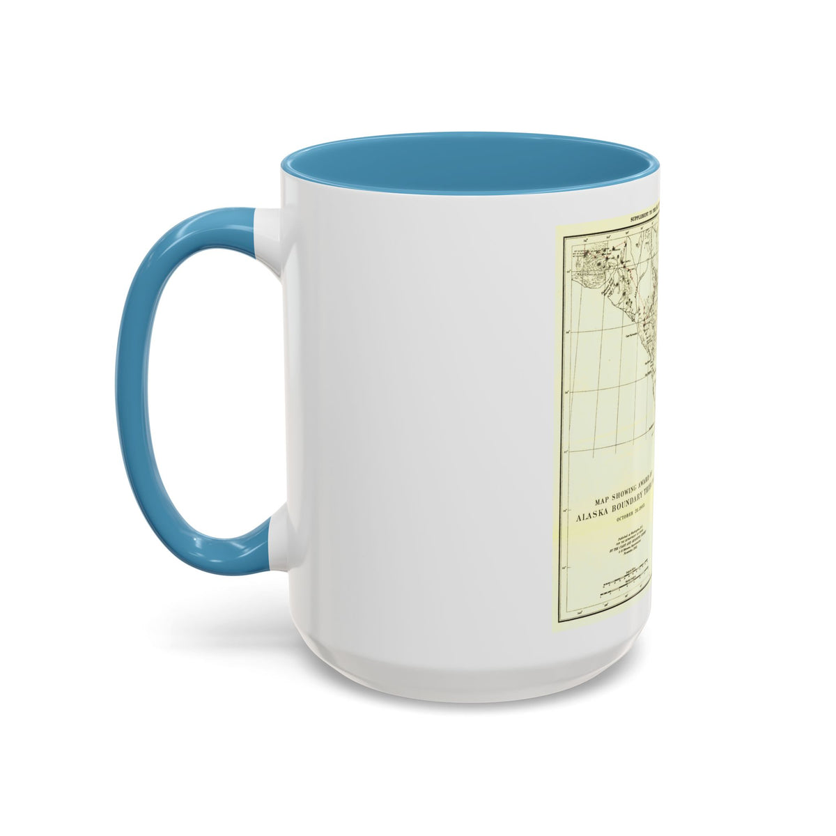 USA - Alaska (1903) (Map) Accent Coffee Mug