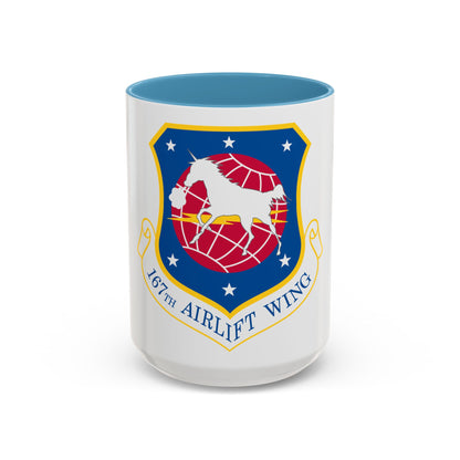 167th Airlift Wing (U.S. Air Force) Accent Coffee Mug