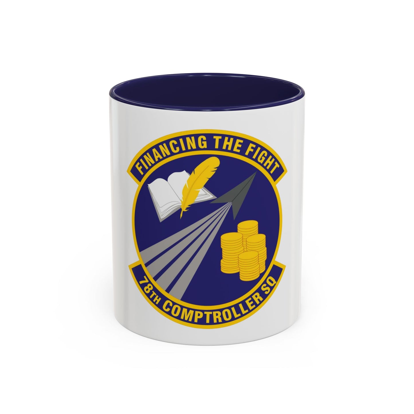 78 Comptroller Squadron AFMC (U.S. Air Force) Accent Coffee Mug