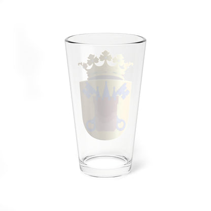 Sloten Fr wapen 1918 HRvA (Netherlands) (Coat of Arms) Pint Glass 16oz