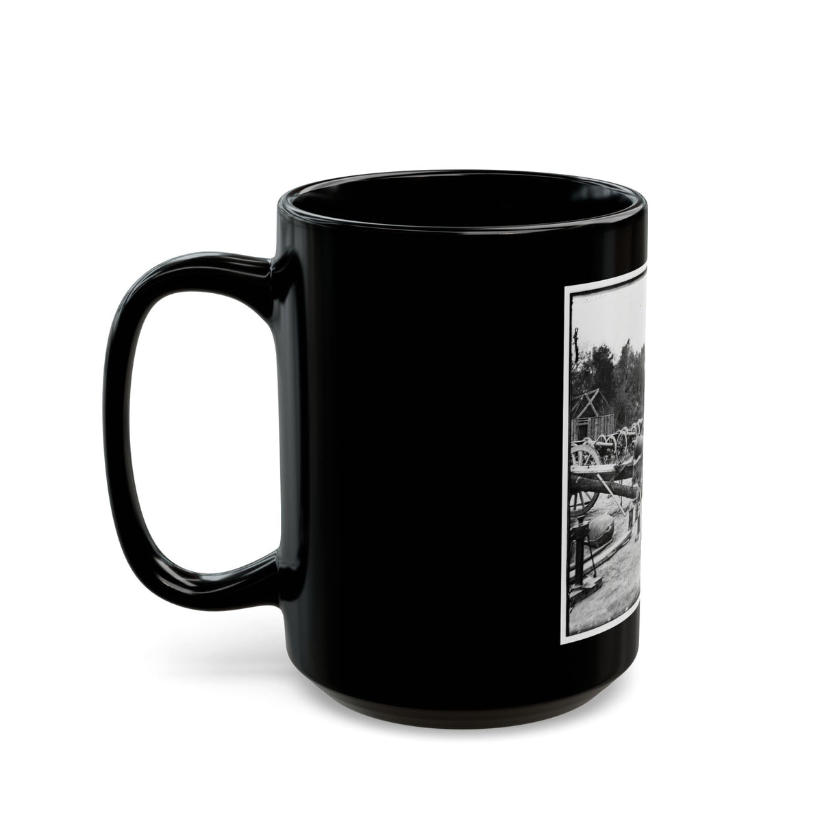 Broadway Landing, Appomattox River, Virginia. Ordnance ( ) (U.S. Civil War) Black Coffee Mug